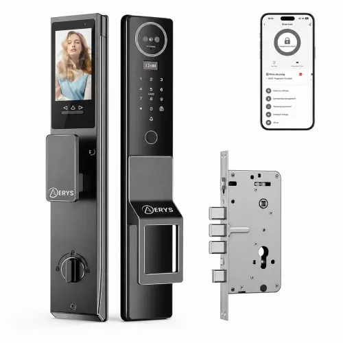 Image of AERYS Smart Digital Waterproof Door Lock | 8-in-1 Access with Face ID, Palm