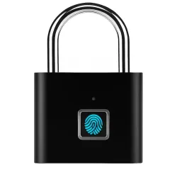 AERYS Smart Lock Fingerprint Biometric Padlock | Keyless&Password-Free Access | Stores 20 Fingerprint | Waterproof Metal Lock for Home,Office Security