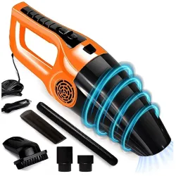 Aetrius Handheld Vacuum Cleaner for car use, Powerful Portable & High Power 5000PA 120W 12V Vaccine Cleaner for Home and