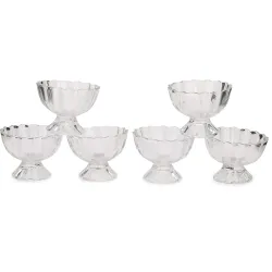 Afast Serving Glass Bowl (Set of 6) 200 Ml
