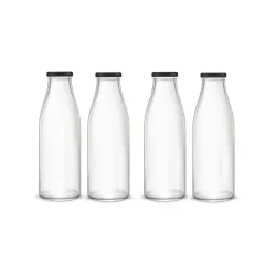 AFAST Water/Milk Bottle With Lid, Set Of 4, 500 ml -RT27122
