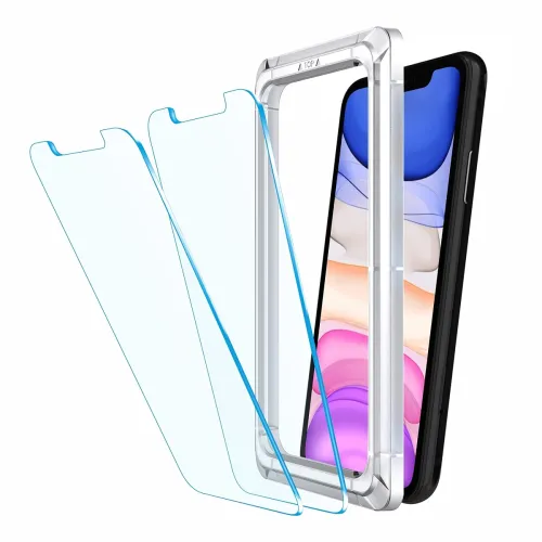 Image of Affix 2 Pack for iPhone 11 and iPhone XR Tempered Glass,