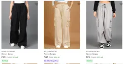 AFIYA FASHIONS  Women Cargos Starting At @₹147