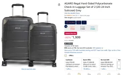 AGARO 2-Piece Luggage SO2