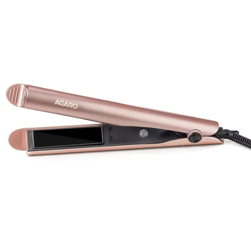 Image of AGARO Hair Straightener&Curler, 2-In-1 Twist Angled Ceramic Coated Floating Plates, 3 Temperature Settings, Fast Heating