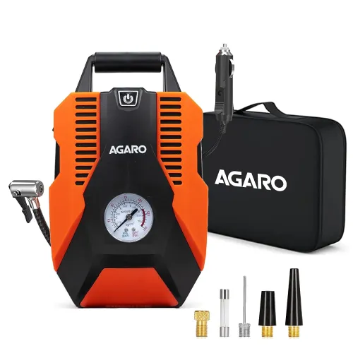 Image of AGARO Analog Air Compressor – 12V, 150 PSI, with LED