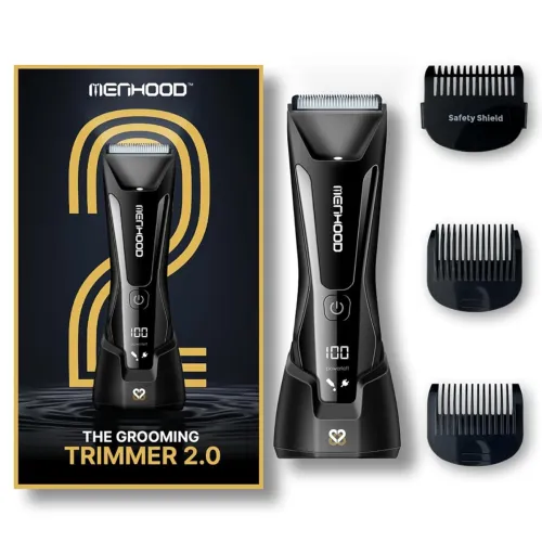 Image of AGARO Beard Trimmer MT1155, Adjustable Beard Trimmer for Men with Precision Dial, USB Rechargeable, 20 Length Settings M