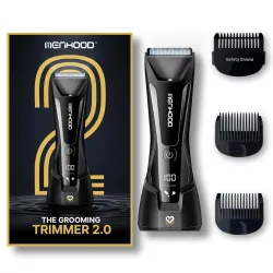 AGARO Beard Trimmer MT1155, Adjustable Beard Trimmer for Men with Precision Dial, USB Rechargeable, 20 Length Settings M