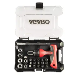 AGARO Bit Set of Steel Professional Industrial Grade Screwdriver (Pack of 24)