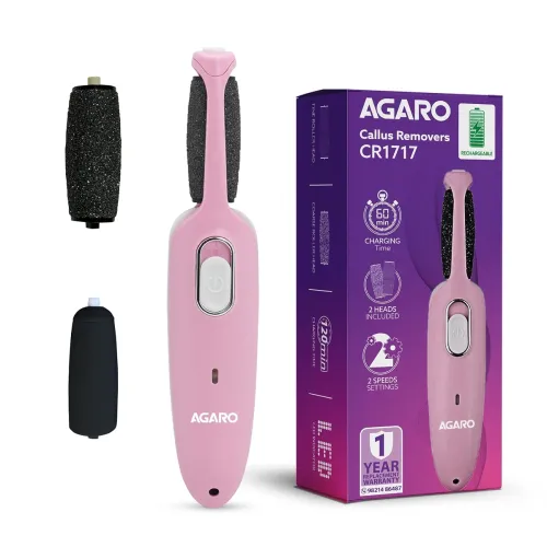 Image of AGARO Electric Callus Remover with 2 Replaceable Heads
