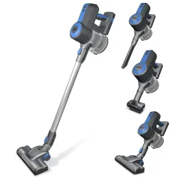 AGARO Elegant Stick Vacuum Cleaner, Dry Vacuuming, 2 Suction Modes, 9 kPa Suction, Rechargeable, Motorised Brush Head, f