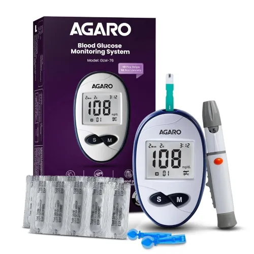 Image of AGARO Glucometer, Blood Glucose Monitoring System 