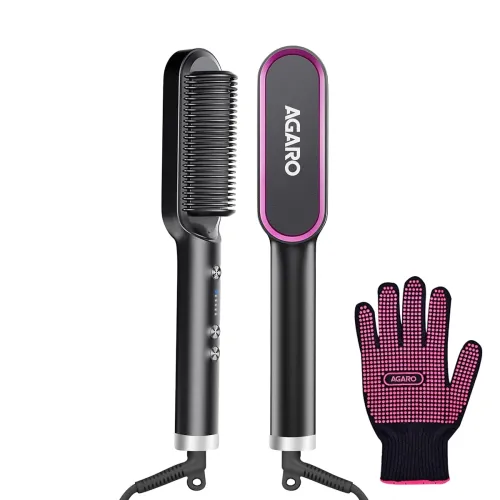 Image of AGARO Hair Straightening Brush