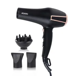 AGARO HD1128 Professional Hair Dryer For both Men and Women, Black