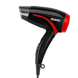 AGARO HD1177 Hair Dryer with 1000 Watts Copper Motor Foldable Handle
