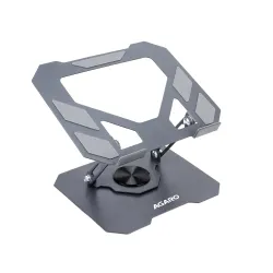 AGARO Metal 360° Rotating Adjustable Foldable Laptop Stand Holder