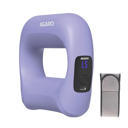 Image of AGARO Mini Muscle Massager Gun, 5 Speed (Lilac)