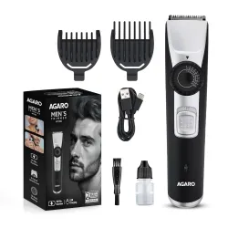AGARO MT1155 Beard Trimmer, USB Rechargeable, 20 Length Settings