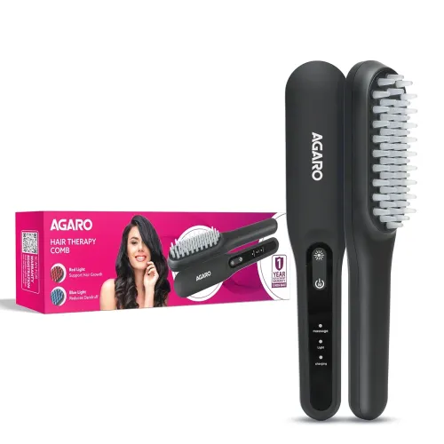 Image of AGARO Rechargeable LED Hair Therapy Comb