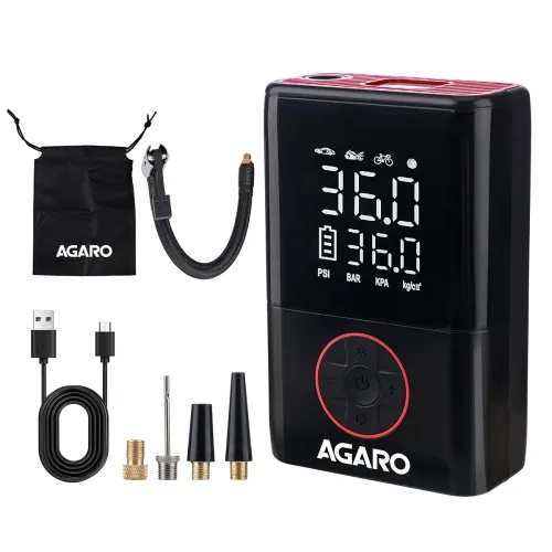 Image of AGARO Regal New Portable Tyre Inflator for Cars
