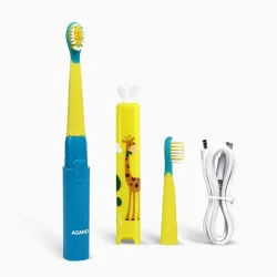 AGARO REX Sonic Electric Kids Toothbrush with 3 Brushing Modes & Rechargeable Battery