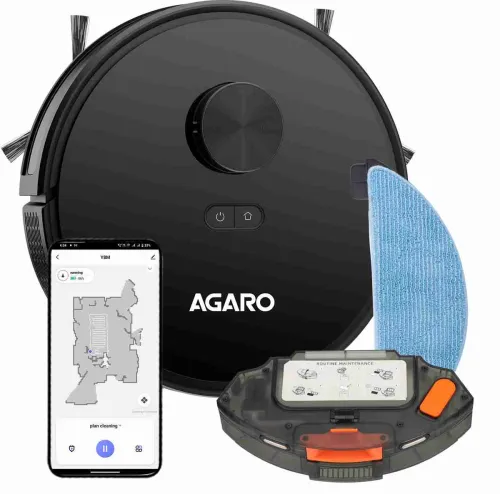Image of AGARO Royal Robot Vacuum Cleaner and Wet Mop