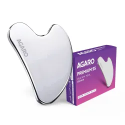 AGARO Stainless Steel Gua Sha Facial Massager Tool