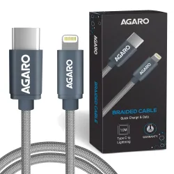 AGARO Type C to Lightning Cable 1m