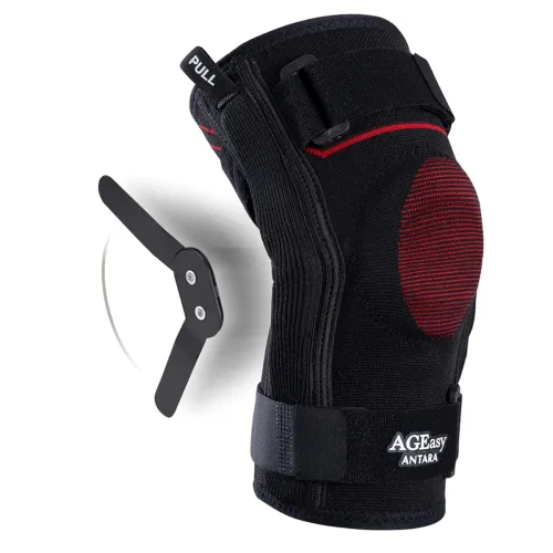 Image of AGEasy Hinged Knee Brace Support For Osteoarthritis
