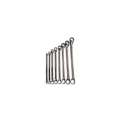 AGRICO Tata Double Open End Spanner Set (Silver Matt, Set of 8)
