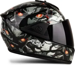 Agx Fighter Demon ABS Full Face Unisex Motorbike Helmet