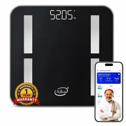 Aika Smart Weighing Scale for Body Weight with BMI & Body Fat Analyzer