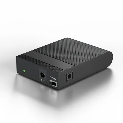Image of AILKIN Mini UPS for WiFi Router by DarkWoof– 4000mAh Battery Backup | Up to 8 Hours Power Backup | Smart Charging | Auto