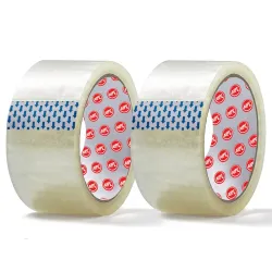 AIPL BOPP Packaging Clear Tape - 48MM x 50 Meter (Pack of 2)