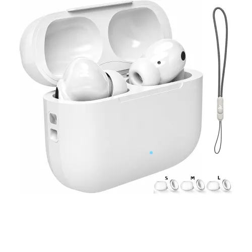 Image of Wireless Ear Buds Air Buds Pro (2nd Generation), Bluetooth Headphones with Charging Case Included, Over 42 Hours of Batt