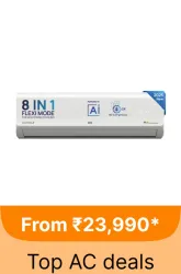 Air Conditioner starting @ ₹23990 on Flipkart GOAT Sale