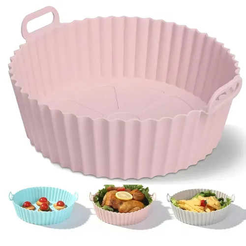 Image of Air Fryer Silicone Tray (Pink)