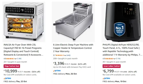 Image of Air fryers at up to 62% Discount