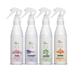 AIR-ROMA Air Freshener Spray Combo of 4