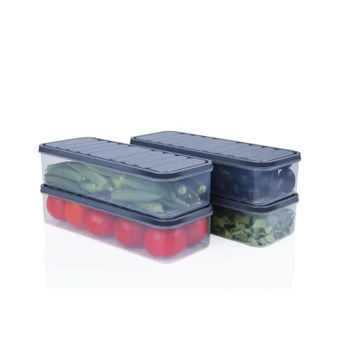 Image of Air Tight Plastic Storage Containers Set for Kitchen