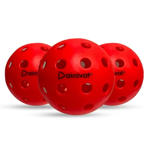 Image of AIRAVAT 40-Hole Pickleball Balls (Set of 3)
