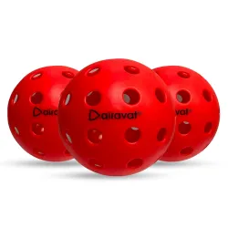 AIRAVAT 40-Hole Pickleball Balls (Set of 3)