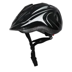 Airavat Kids Cycling Helmet, 7503 Kids Bike Helmet Adjustable Safety Lightweight Children Bicycle Helmet for Kids Skating Cycling Scooter Boys and Girls Bicycle Helmets (Black)