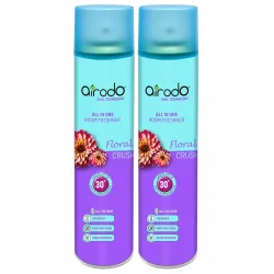 AIRODO Floral Crush Air Freshener, (250ml, Pack of 2)