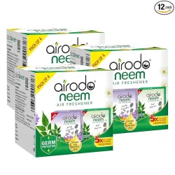 AIRODO Neem Bathroom Air Freshener (12 x 72g)
