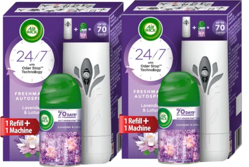 Image of Airwick Lavender Automatic Spray+ Lavender Refill (Pack of 2) 