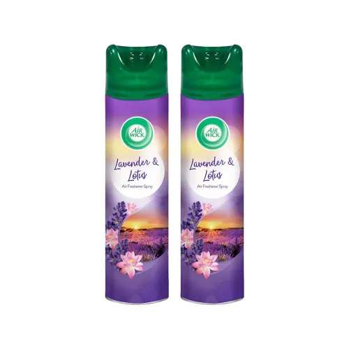 Image of Air Wick Lavender & Lotus Blossom Room Air Freshener Spray 245ml Pack of 2