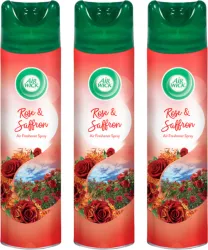 Airwick Rose Spray Room Air Freshener Spray (3 x 245 ml)