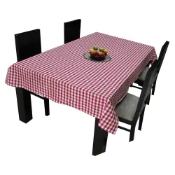 AIRWILL Branded, 100% Cotton Gingham Checks with Multicolor Combos of 4/6 Seater