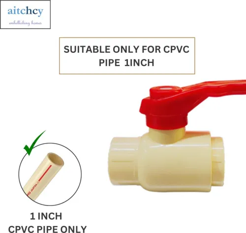 Image of Aitchcy 1-Inch CPVC Heavy Duty Ball Valve